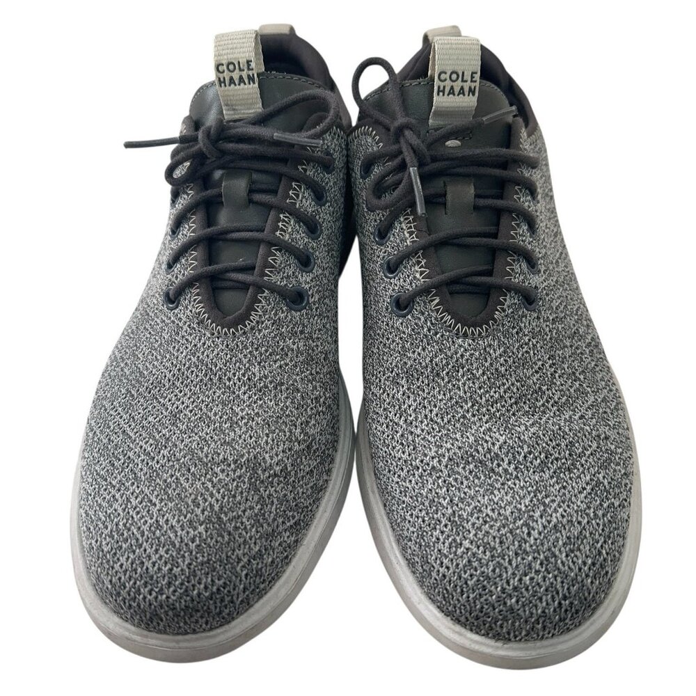 Cole Haan Sneakers Mens Size 9 Grand Plus Essex Distance Knit Lace Up Gray - Picture 2 of 8